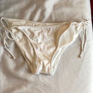 Victoria’s Secret white side tie bikini bottom